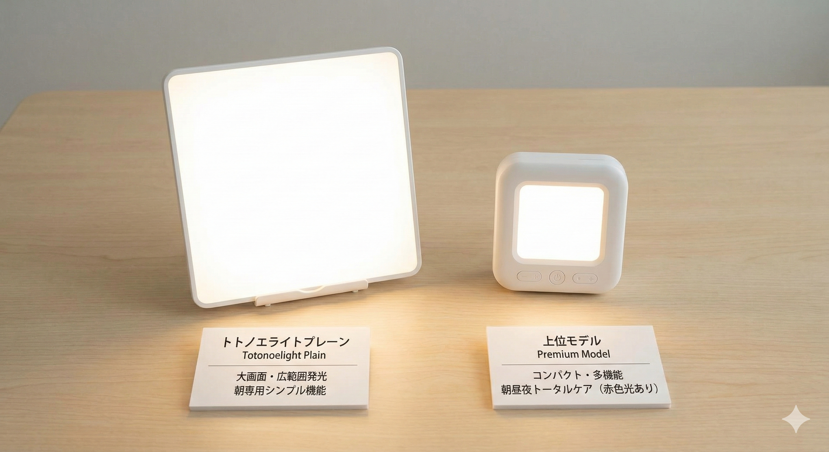 トトノエライトプレーンと上位版の比較